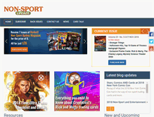 Tablet Screenshot of nonsportupdate.com